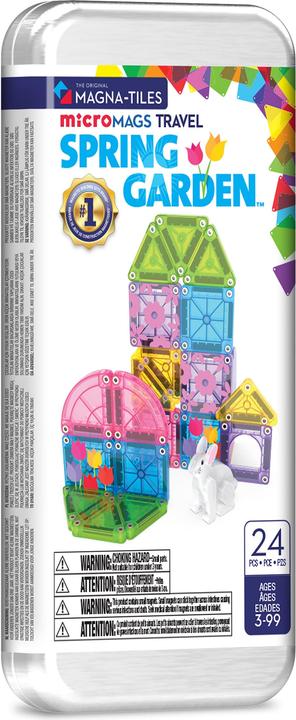 Magna-Tiles Micromags Travel set Spring Garden