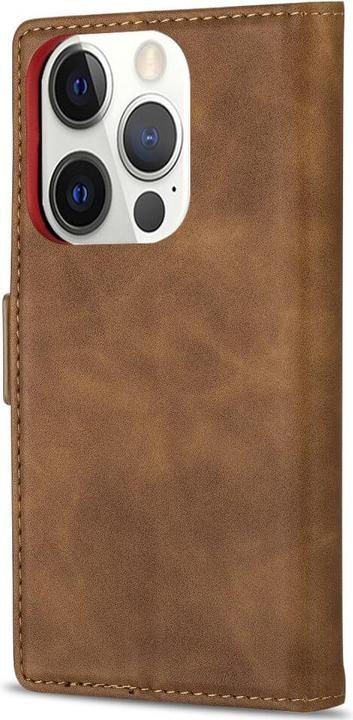 Image du produit N.Bekus iPhone 13 Pro - étui flip marron (Apple iPhone 13 Pro)