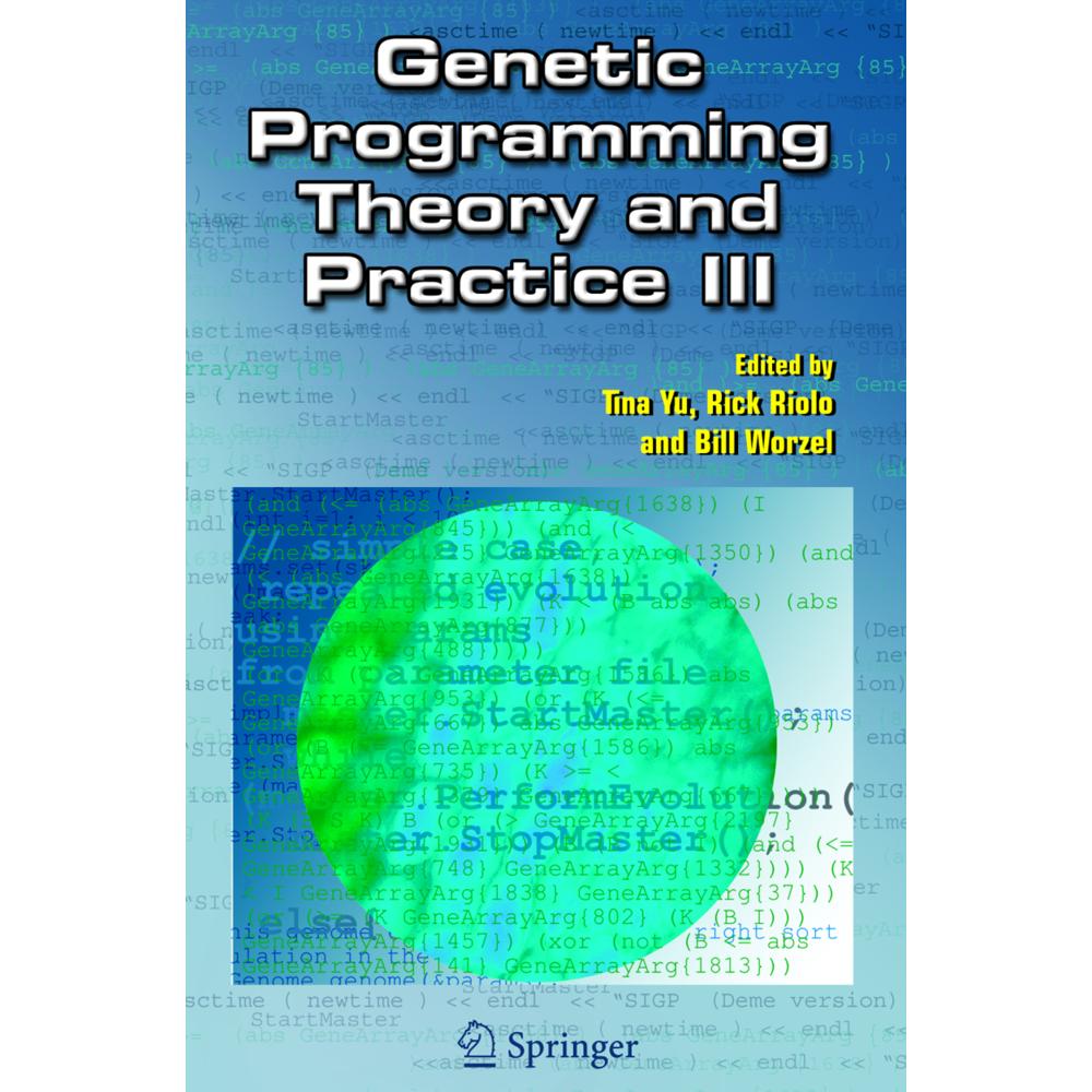 Genetic Programming Theory and Practice III, Fachbücher von Bill Worzel, Rick Riolo, Tina Yu