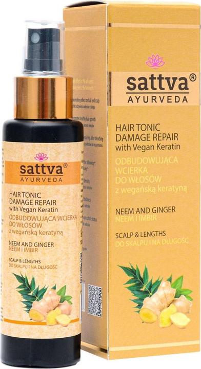 Actual product image Sattva Ayurveda SATTVA Hair Tonic wcierka do włosów Neem & Ginger 100ml (100 ml)