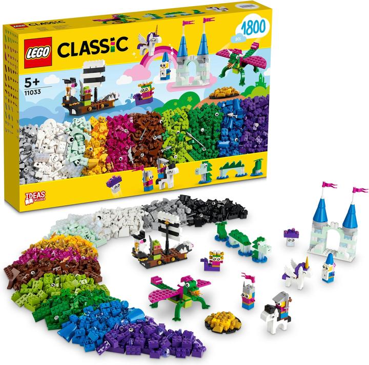 Produktbild LEGO Fantasie-Universum Kreativ-Bauset (11033, LEGO Classic)