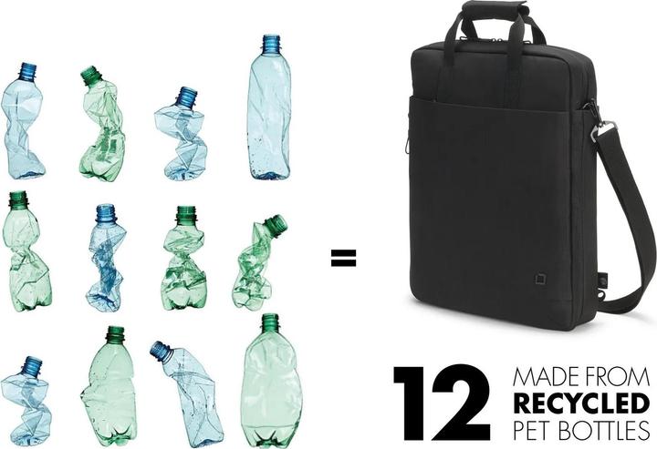 Productafbeelding Dicota Notebooktas Eco Tote Bag MOTION 15.6, Zwart (15.60", Universeel)