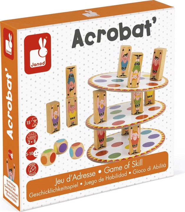 Image du produit Janod Jeu d'adresse Acrobat (Allemand, Français)