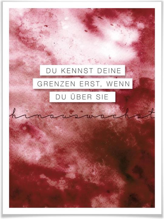 Image du produit Trenddeko Dépasse tes limites (24 x 30 cm)