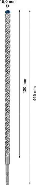 Produktbild Bosch Professional Zubehör EXPERT SDS plus-7X Hammerbohrer, 15 x 400 x 465 mm (15 Millimeter)