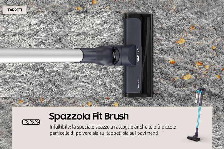 Actual product image Samsung Jet 60 Turbo Electric broom without