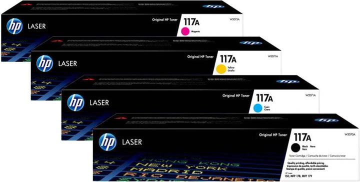 HP 117A Set (M, C, Y, BK)