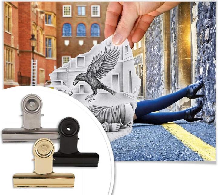 Immagine prodotto Trenddeko Heine - Penna contro macchina fotografica - L'Aquila (40 x 30 cm)