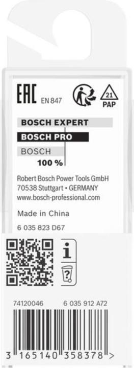 Produktbild Bosch Professional Zubehör Nutfräser, 8 mm, D1 3 mm, L 8 mm, G 51 mm