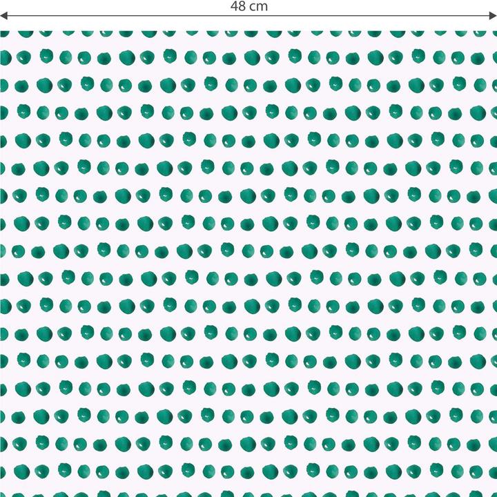 Image du produit Trenddeko Aquarelle points 01 - turquoise (528 x 48 cm)