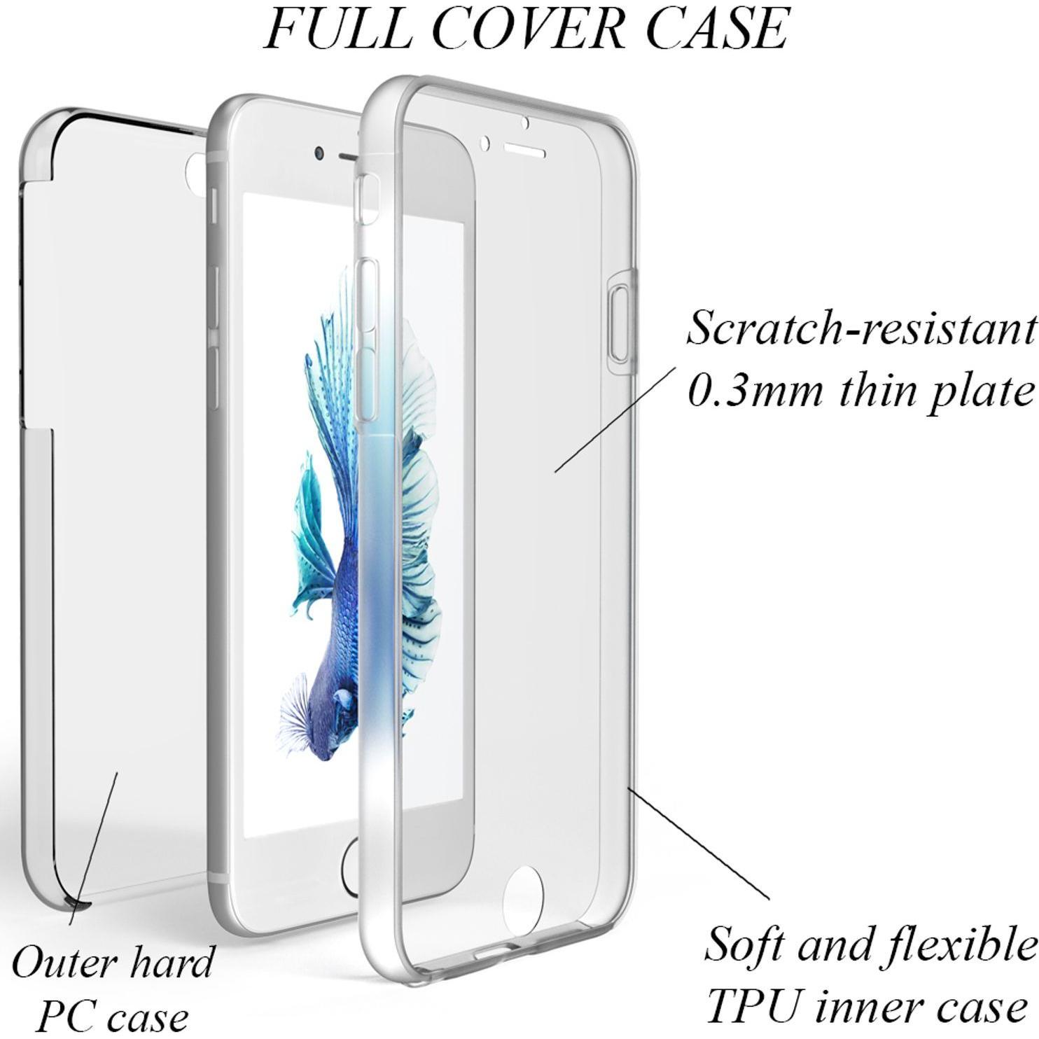 Thumbnail - Nalia 360 Grad Handyhülle (Apple iPhone 6), Smartphone Hülle, Transparent