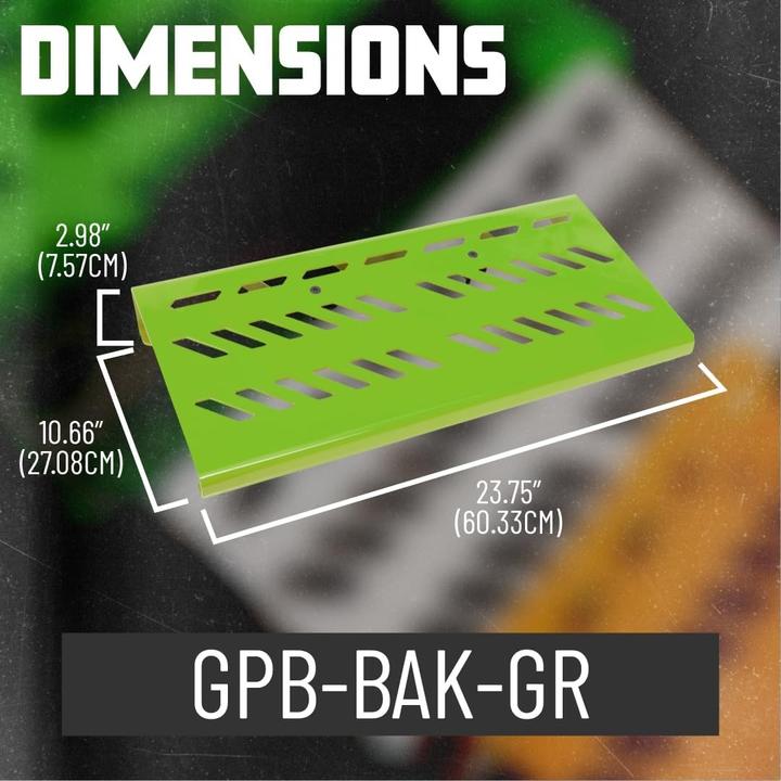 Actual product image Gator GPB-BAK-GR Aluminum pedal board green w/Carry Bag (Electric guitar)