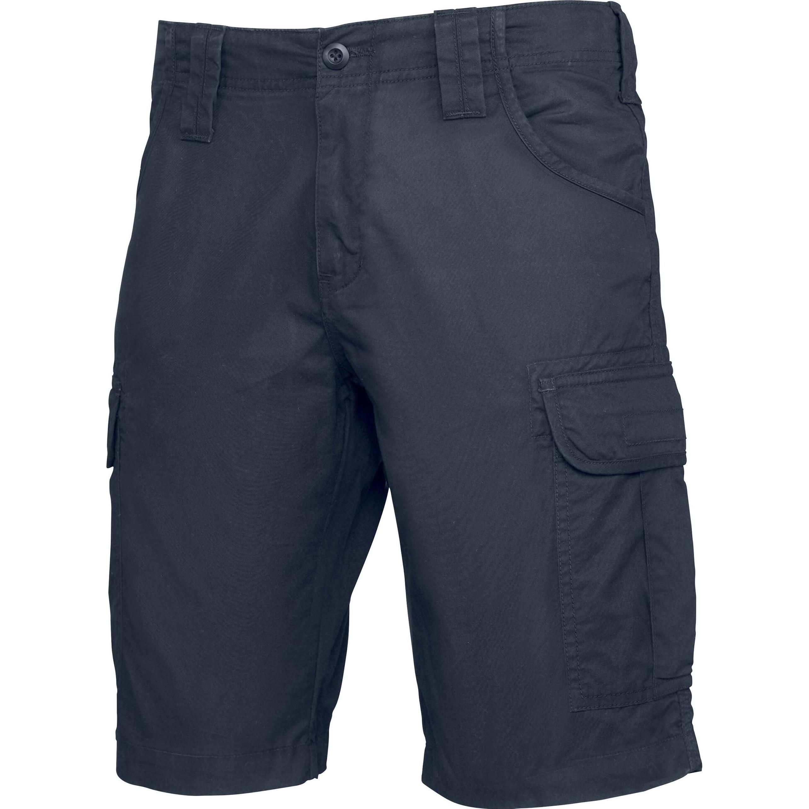 Kariban, Herren, Shorts, Multipoches coton sergé, Blau, (38)