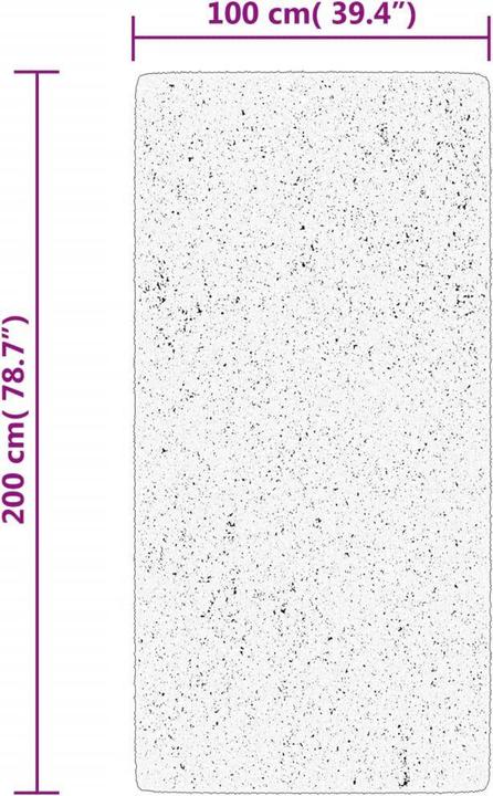 Actual product image vidaXL Teppich (200 x 100 cm)