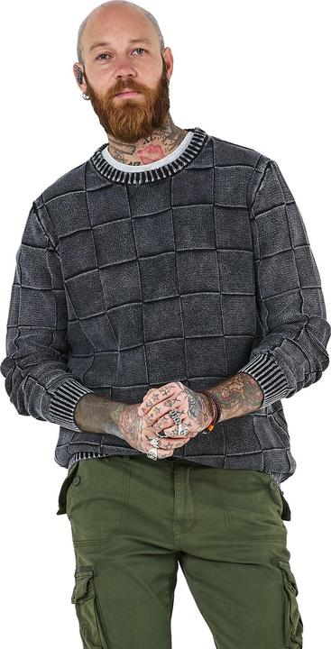 Actual product image Joe Browns Acid Wash Checked Jumper (S)