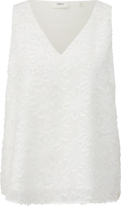 Actual product image s.Oliver Bluse Shirt mit Chiffon-Musterstruktur (34)
