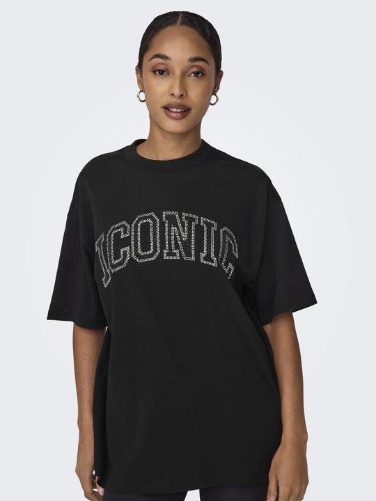 Image du produit Only Coupe normale Col rond Epaule basse T-shirt T-shirt (M)