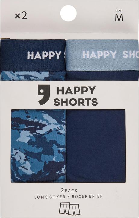 Actual product image Happy shorts Boxer Jersey Long (XXL, pack of 2)