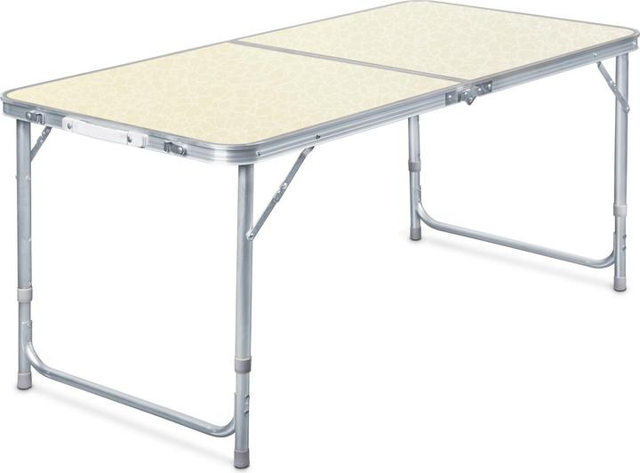 Wiltec Toboli Campingtisch klappbar 120x60x70cm höhenverstellbar Klapptisch Camping