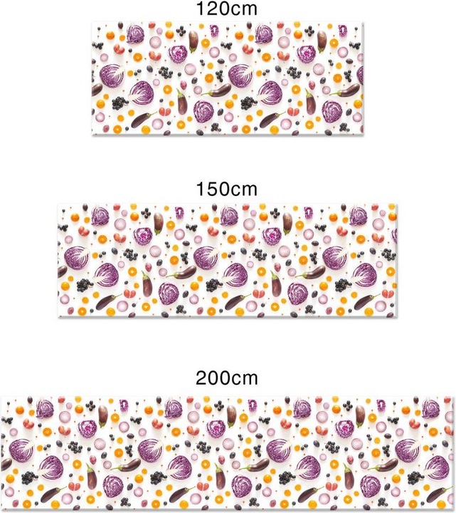 Actual product image Trenddeko Fresh vegetables 02 (60 x 200 cm)