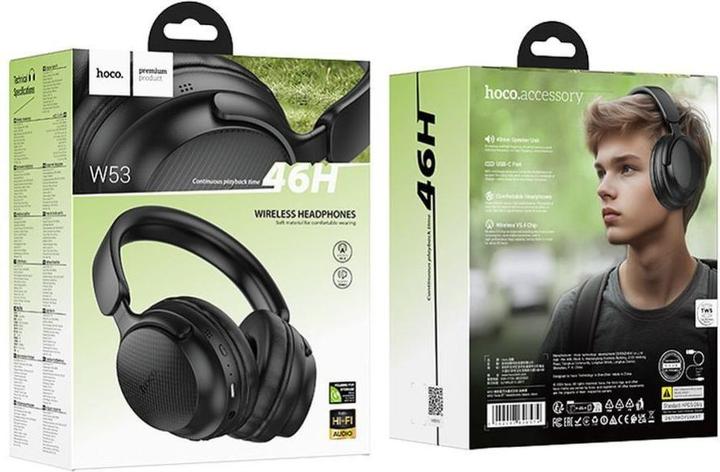 Image du produit Hoco W53 Tone Headset In-Ear Wireless Bluetooth Schwarz (30 h, Sans fil)
