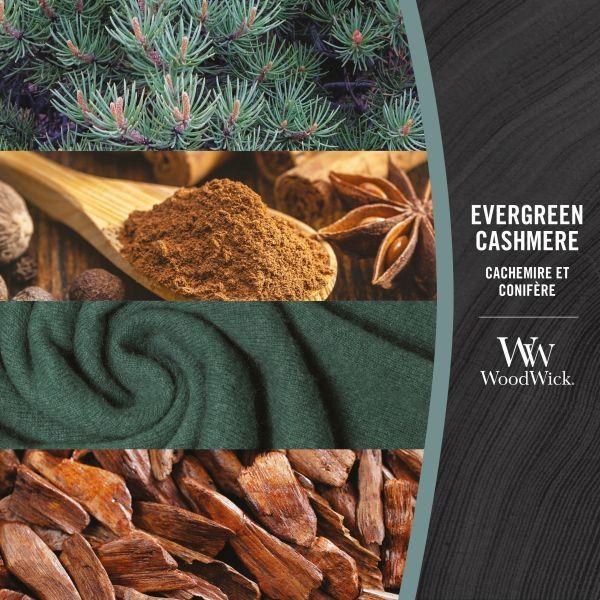 Actual product image WoodWick Evergreen Cashmere Large Jar Scented Candle (609.50 g)