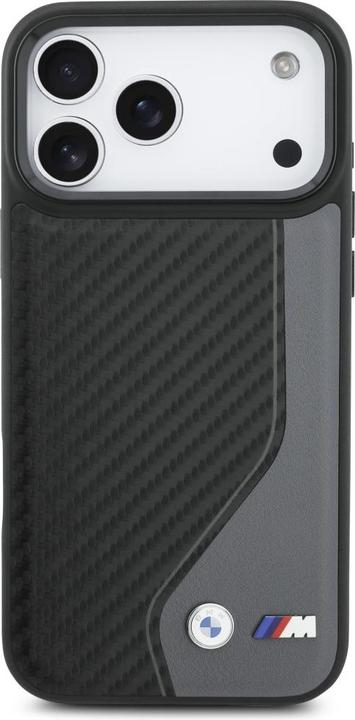 Actual product image BMW Case M Carbon Logo MagSafe for iPhone 17 Pro Max anthracite (Apple iPhone 17 Pro Max)