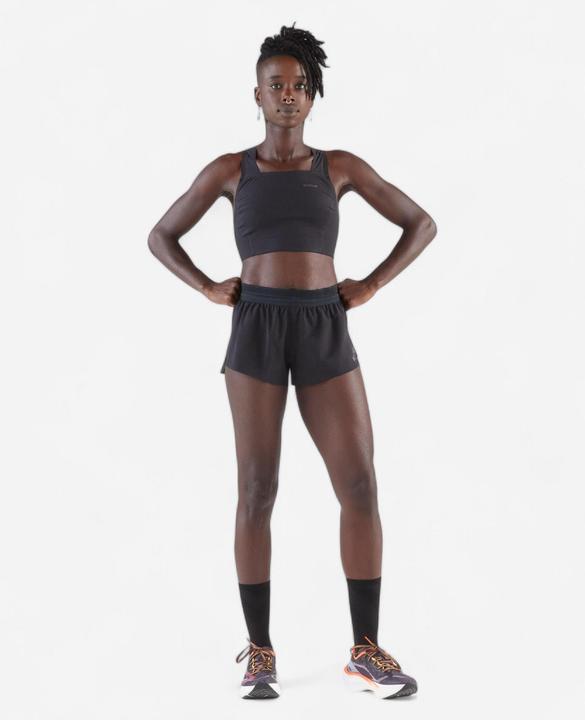 Actual product image Kiprun Laufshorts Trailrunning Damen leicht - Run 900 Light schwarz (L)