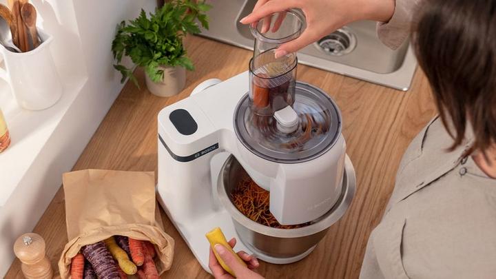 Produktbild Bosch Hausgeräte Serie 2 MUMS2EW01 food processor Stainless steel, White (700 W)