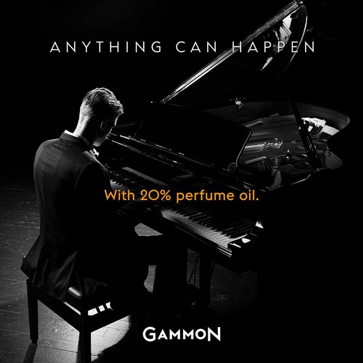 Produktbild Gammon 8741 Black Notes Parfum Starter-Set A (2x20 ml), das holzig-süsse BLACK PIANO Herren Parfum (Eau de Parfum, 40 ml)