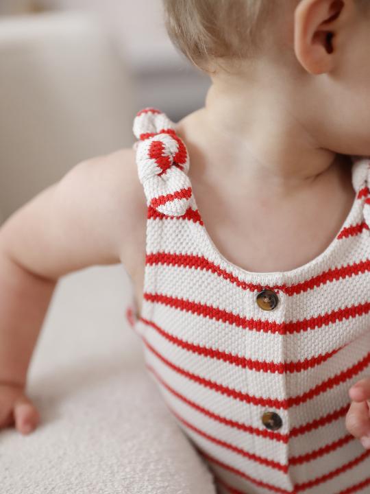 Actual product image Vertbaudet Baby Kurzoverall aus Strick (62)