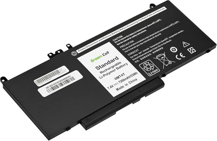 Image du produit GreenCell Batterie d'ordinateur portable 6MT4T 07V69Y pour Dell Latitude E5270 E5470 E5570 (4 cabines, 7200 mAh)