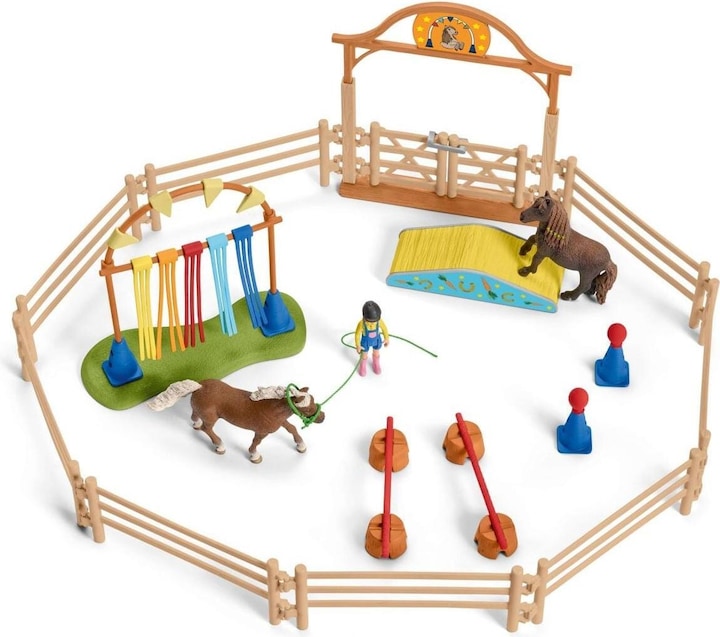 Productafbeelding Schleich Farm World 42481 Pony Agility Training