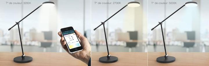 Image du produit Unilux Luminaire LED SUNLIGHT avec commande par application Bras articulé (600 lm)