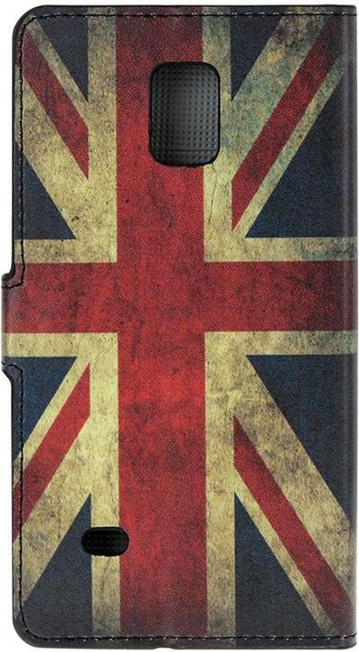 Produktbild König Design Handyhülle Tasche für Handy Samsung Galaxy Note 4 Retro Fahne England (Samsung Galaxy Note 4)