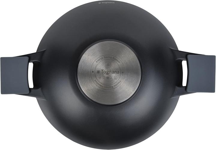 Actual product image Tognana Ambizious Wok 2 Handles 32cm with Lid Aroma and Silicone Resin (Aluminium, Steel)