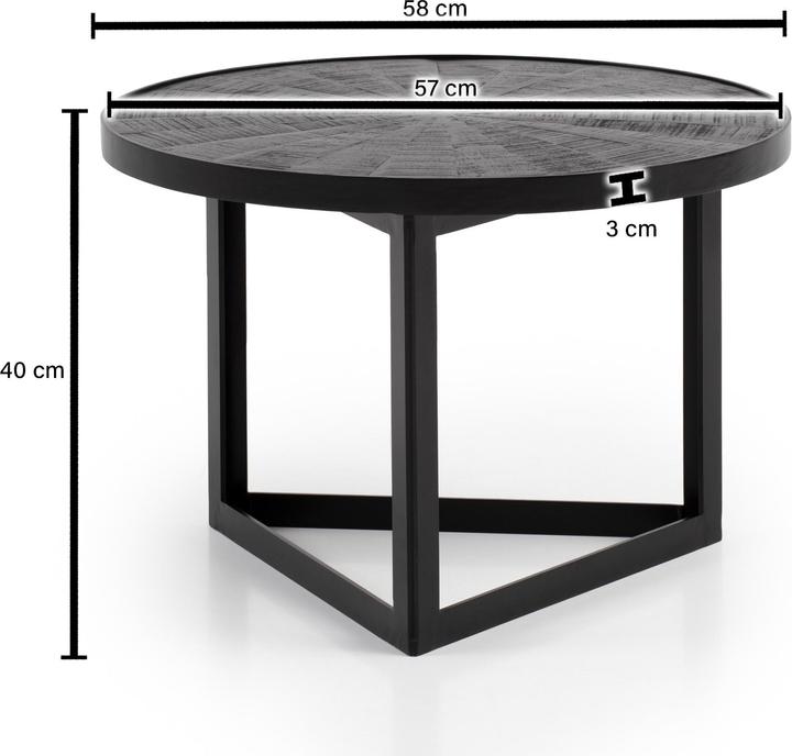 Actual product image Wohnling Logan (58 x 58 x 40 cm)