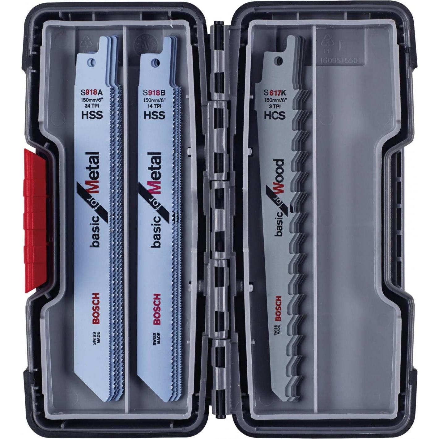 Thumbnail - Bosch Professional Zubehör, Sägeblatt, 15-tlg. Säbelsägeblatt-Set Wood and Metal Basic