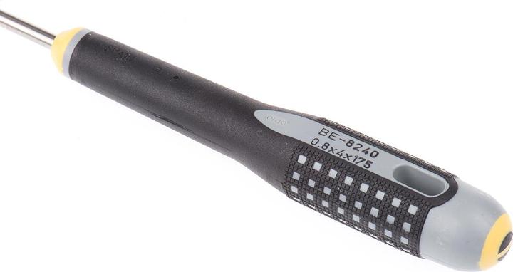 Produktbild Bahco ERGO Schraubendreher für Schlitzschrauben, gerade, mit 3-Komponenten-Griff 0,8 mm × 4 mm × 175 mm (Schlitzschrauben)