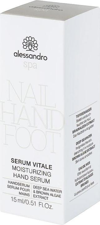 Actual product image Alessandro Spa - Serum Vitale Mosturizing Hand Serum (15 ml)