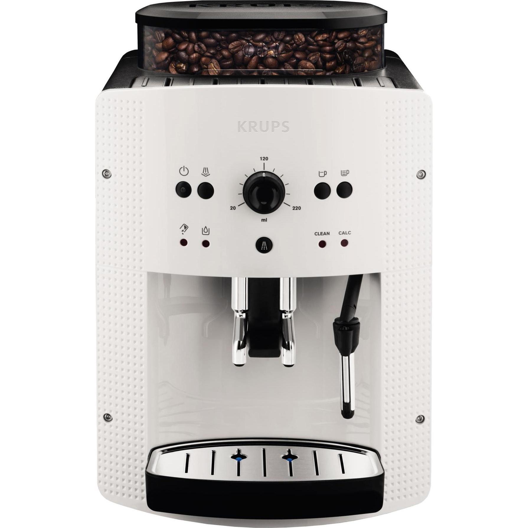 Krups Bianco Essential Espresso, Macchina Da Caffè Automatica,