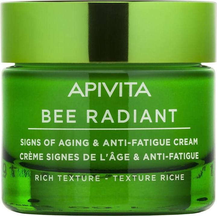 Apivita Bee Radiant Signs Of Aging Crema Anti-Fatica Texture Ricca 50ml (50 ml, Crema da giorno)