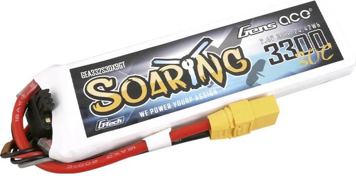 Produktbild Gens Ace Battery G-Tech Soaring 3300mAh 7.4V 30C 2S1P XT90 (7.40 V, 3300 mAh)