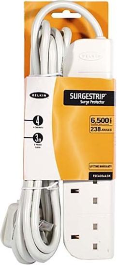 Produktbild Belkin 4-WAY ECON S/PROTECTOR 3M (4 x, 3 m)