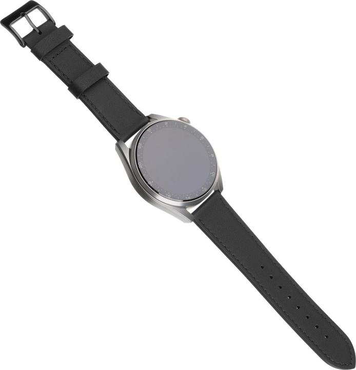 Produktbild Fixed AEgte laederrem til Smartwatch Universal 22 mm Sort (22 mm, Echtleder, Rindsleder)