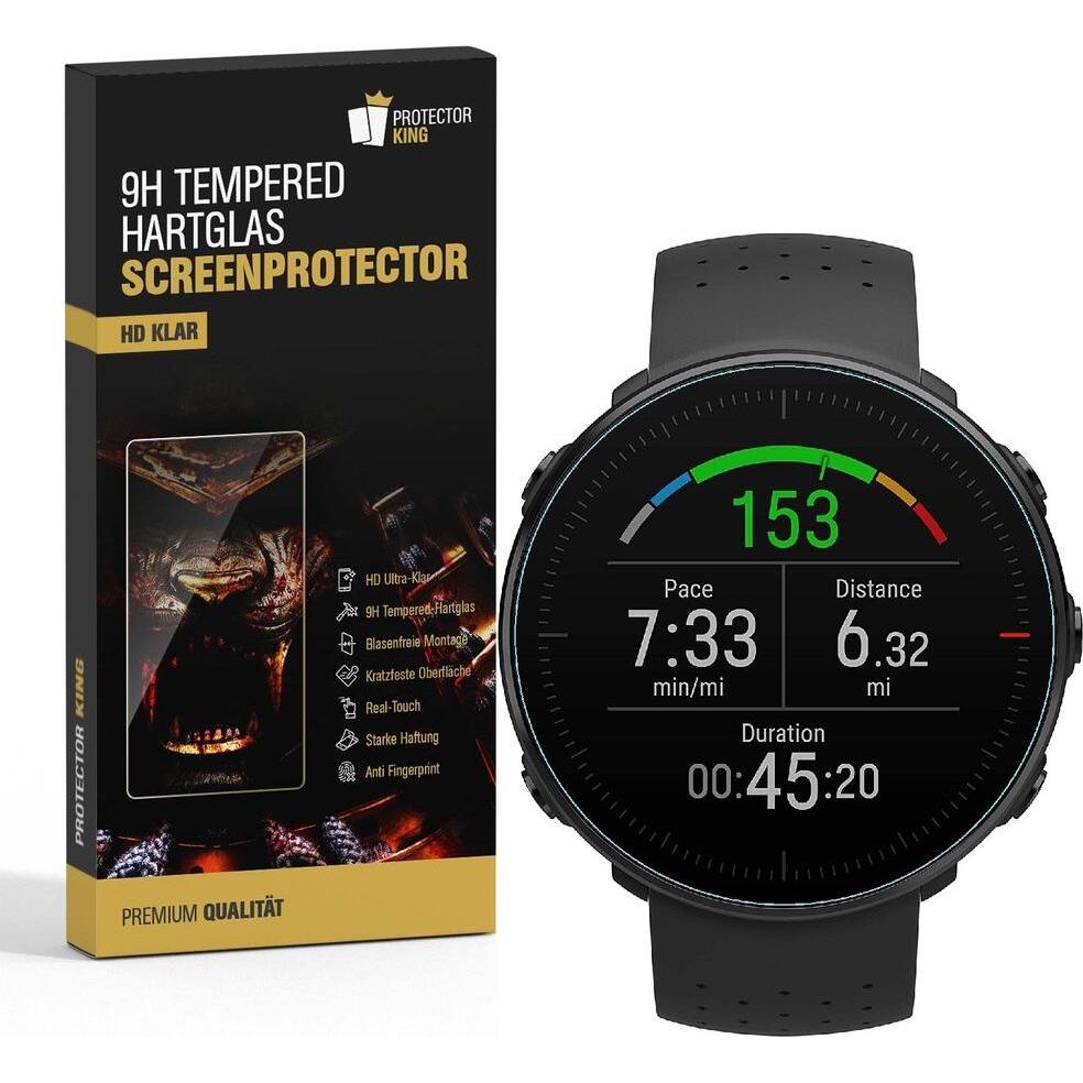 Thumbnail - Protectorking 3x echtes Tempered 9H Panzerhartglas 3D KLAR, Smartwatch Schutzfolie, Transparent