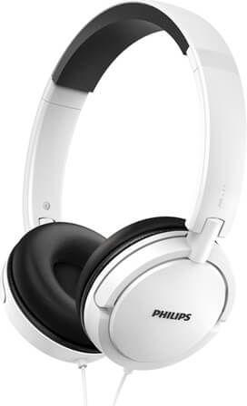Philips OnEar- Kopfhörer weiss (Kabelgebunden)