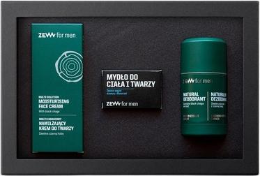 Produktbild ZEW for men Feuchtigkeitscreme-Set für jedermann - 80ml Creme, 85ml Seife, 80ml Deodorant