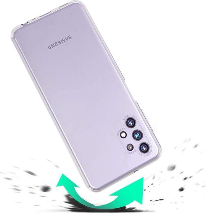 Actual product image Screenguard Samsung Galaxy A32 5G Flexible TPU Clear Case (Samsung Galaxy A32 5G)