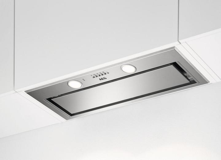 AEG DGE5861HM Elément ventilé, Hob²Hood, 80 cm, inox ( EEK : A / échelle A+++ à E ), 942022567 (Hotte écran plat)